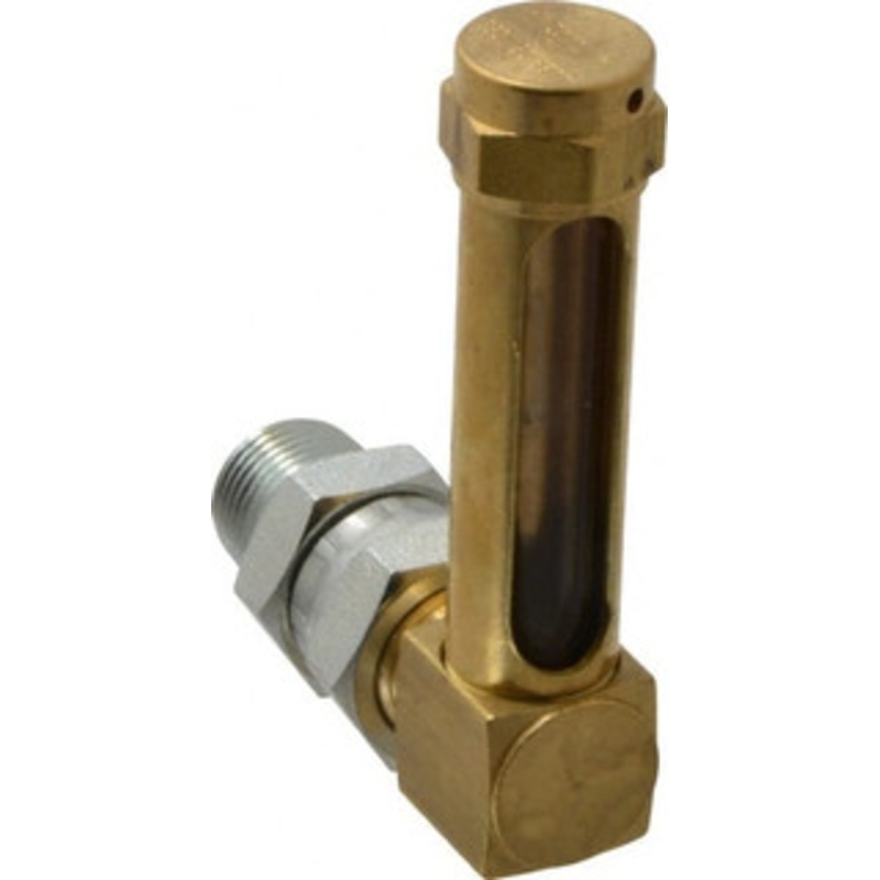 LDI Industries 1-7/8 Inch Long Sight, 3/8 Inch Thread Size, Buna-N Seal Union Coupling, Vented Oil-Level Indicators and Gauge 2-7/8 Inch Length to Center of Base G653-3 – 56477250