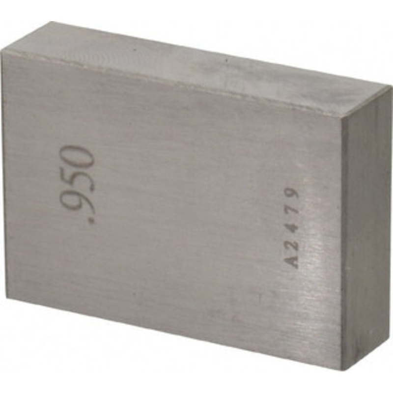 Value Collection 0.95 Rectangular Steel Gage Block Accuracy Grade 0, Includes NIST Traceability Certification 630-23956 – 86285608