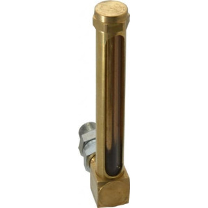 LDI Industries 4-1/4 Inch Long Sight, 3/8 Inch Thread Size, Buna-N Seal Union Coupling, Vented Oil-Level Indicators and Gauge 5-7/16 Inch Length to Center of Base G711-3 – 56477318