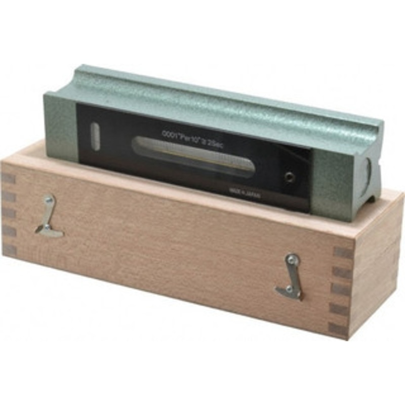 Value Collection 8 Long, 0.0001 Graduation Sensitivity per 10, 2 Vials, Inspection Block Level Cast Iron, 0.0004 Base Flatness, 1-7/8 Wide FLAT 8 – 06530281