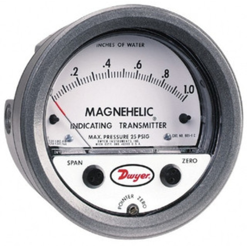 Dwyer Instruments 25 Max psi, Differential Pressure Transmitter with Indication 1/8 Thread 605-00N – 00401281