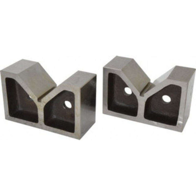 GROZ USA 3 to 3-17/32 Capacity, 90 Angle, Cast Iron V-Block 7 Long x 3 Wide x 4-17/32 High, Sold as Matched Pair VB/C/7 – 84395888