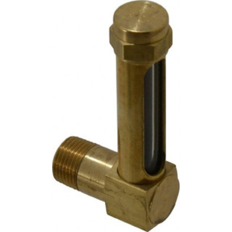 LDI Industries 1-7/8 Inch Long Sight, 3/8 Inch Thread Size, Buna-N Seal Short Elbow, Vented Oil-Level Indicators and Gauge 2-7/8 Inch Length to Center of Base G103-3 – 56476708