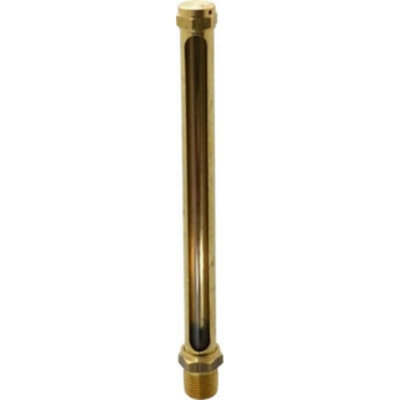 LDI Industries 7-1/2 Inch Long Sight, 1/2 Inch Thread Size, Buna-N Seal Straight to Male Thread, Vented Oil-Level Indicators and Gauge G323-4 – 56477011