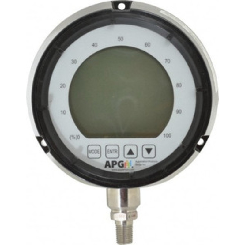 Made in USA 4-1/2 Dial, 1/4 Thread, 0-200 Scale Range, Pressure Gauge Lower Connection Mount, Accurate to 0.25% of Scale PG10K-200-GB – 37029824