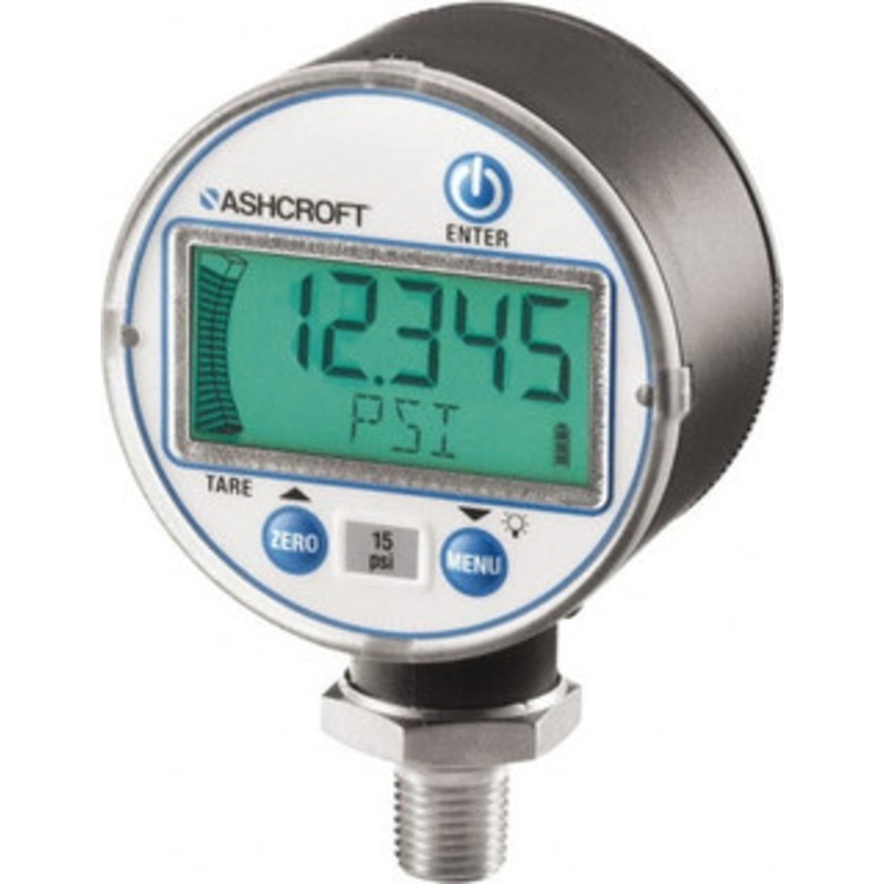 Ashcroft 2-1/2 Dial, 1/4 Thread, 0-1,000 Scale Range, Pressure Gauge Lower Connection Mount, Accurate to 0.5% of Scale 662876751323 – 77625721