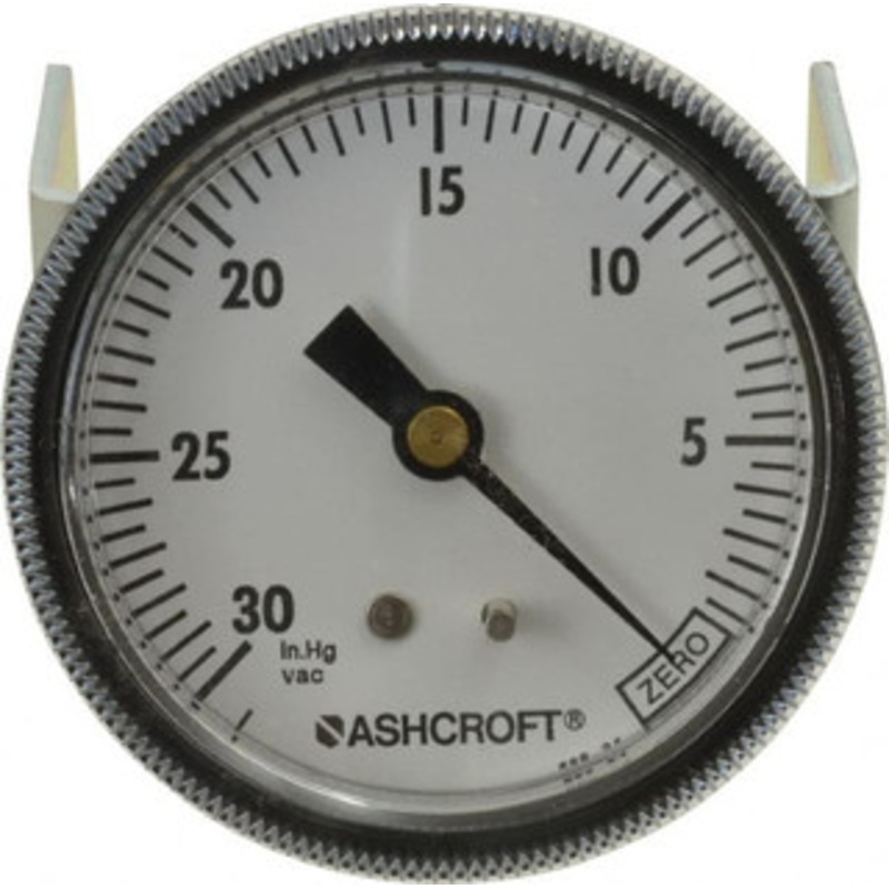 Ashcroft 2-1/2 Dial, 1/4 Thread, 30-0 Scale Range, Pressure Gauge Center Back Connection Mount 662876001415 – 56480288