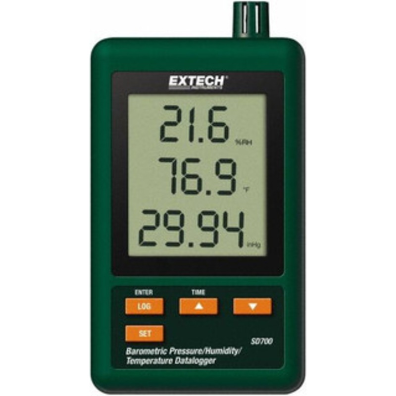Extech 32 to 122F, 10 to 90% Humidity Range, Temp, Pressure Recorder SD700 – 92908268