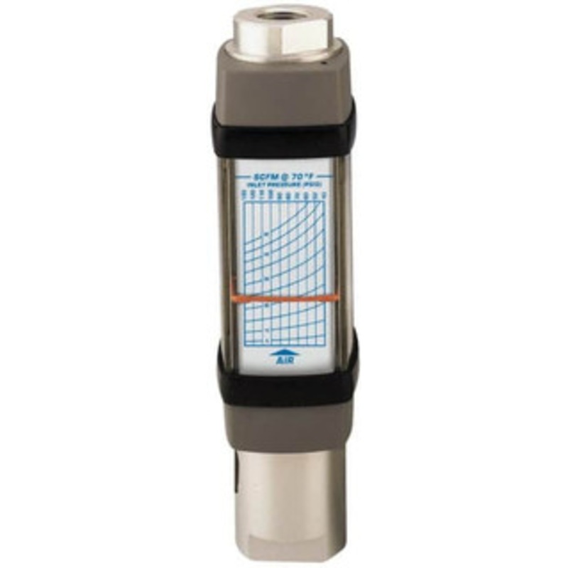 Hedland 1/4 NPTF Port Compressed Air & Gas Flowmeter 600 Max psi, 5 SCFM, Anodized Aluminum H271A-005-EP – 80095003