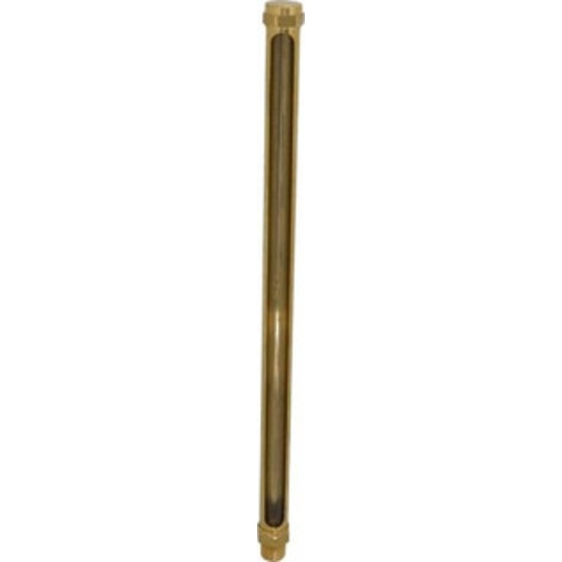 LDI Industries 12-1/2 Inch Long Sight, 3/8 Inch Thread Size, Buna-N Seal Straight to Male Thread, Vented Oil-Level Indicators and Gauge G325-3 – 56477045