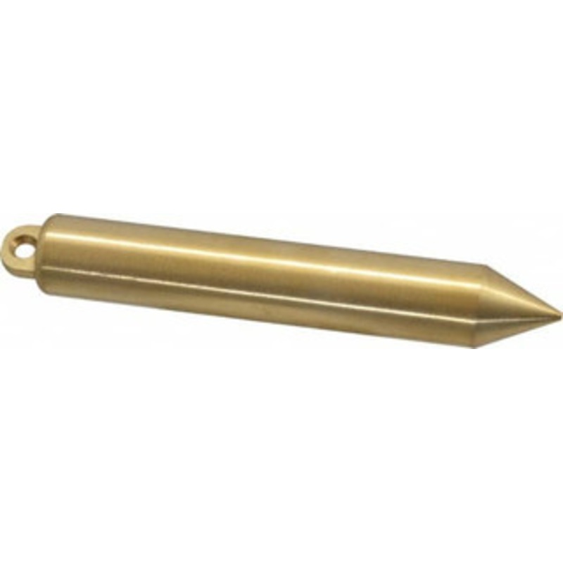 Lufkin 6-3/4 Inch Long, 1 Inch Diameter Brass Plumb Bob 20 Ounce TT590N – 00078428
