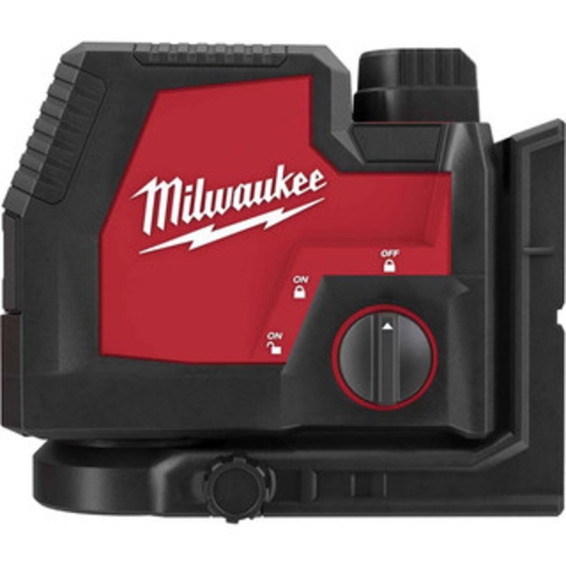 Milwaukee Tool Laser Levels, Level Type: Cross Line & Plumb Points, Maximum Measuring Range (Feet): 100, Number of Beams: 2, Beam Color: Green, Accuracy: 0.125 3522-21 – 13881362
