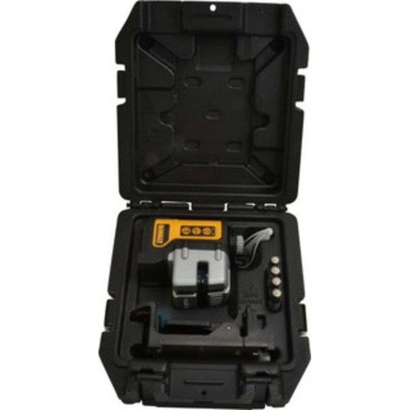DeWALT 3 Beam 50′ (Interior) Max Range Self Leveling Line Laser Red Beam, 3mm at 9m & 1/8 at 30′ Accuracy, Battery Included DW089K – 45445418