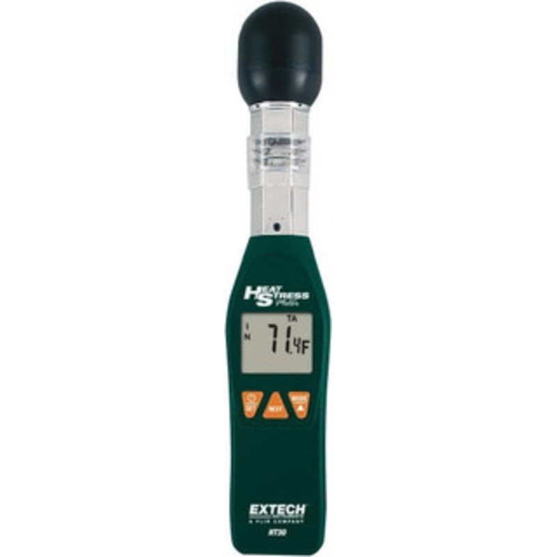 Extech 32 to 122F, 0 to 100% Humidity Range, Heat Stress WBGT Meter 3% Relative Humidity Accuracy HT30 – 91231142