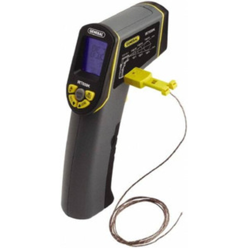 General -50 to 650C (-58 to 1201F) Infrared Thermometer 12:1 Distance to Spot Ratio IRT659K – 58967936