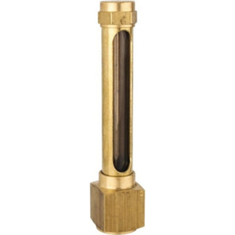 LDI Industries 2-3/4 Inch Long Sight, 1/4 Inch Thread Size, Buna-N Seal Elbow to Female Thread, Vented Oil-Level Indicators and Gauge 4-1/4 Inch Length to Center of Base G405-2 – 56477128