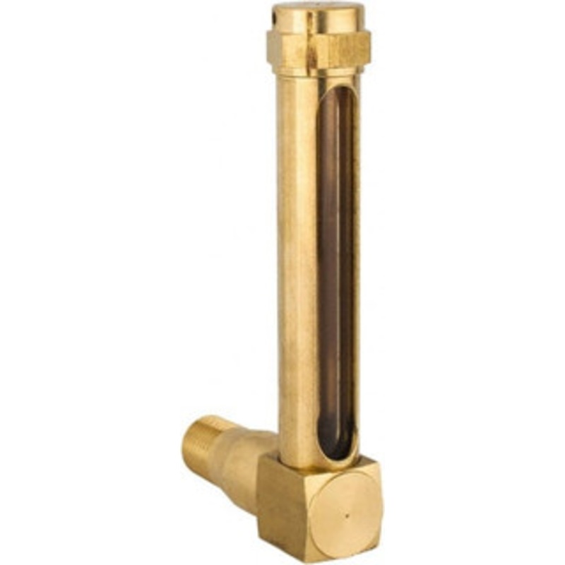 LDI Industries 2-3/4 Inch Long Sight, 1/4 Inch Thread Size, Buna-N Seal Long Elbow, Vented Oil-Level Indicators and Gauge 3-7/8 Inch Length to Center of Base G155-2 – 56476831
