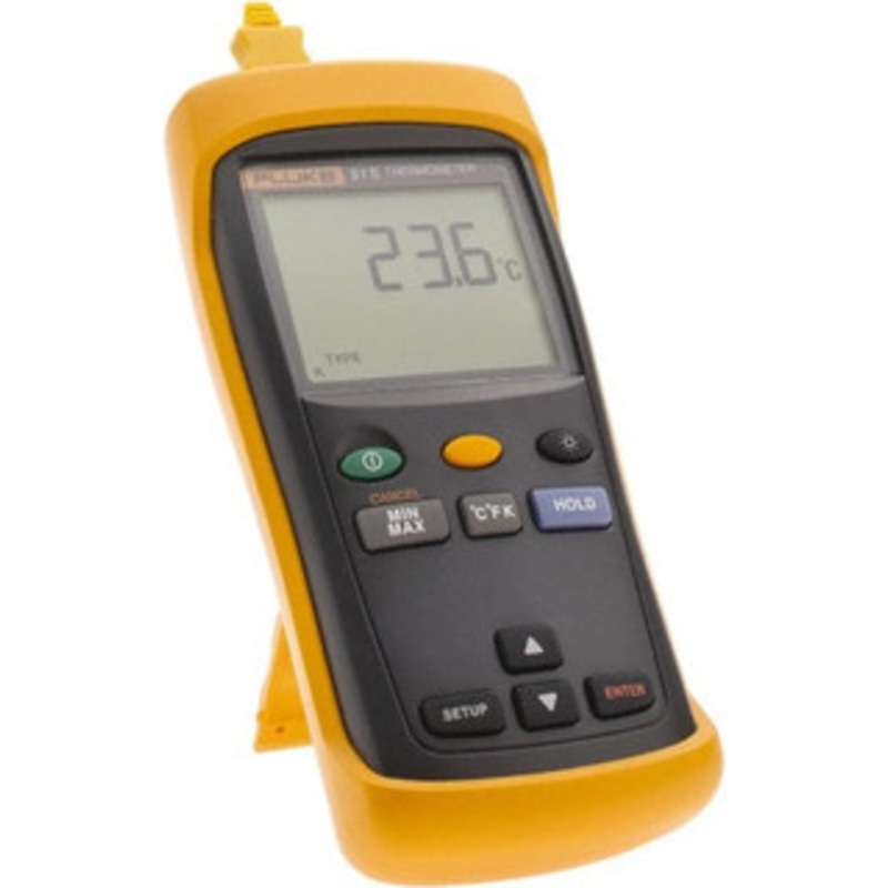 Fluke -210 to 1,600F Industrial Thermometer Digital Display FLUKE-51-2 6 – 02334795