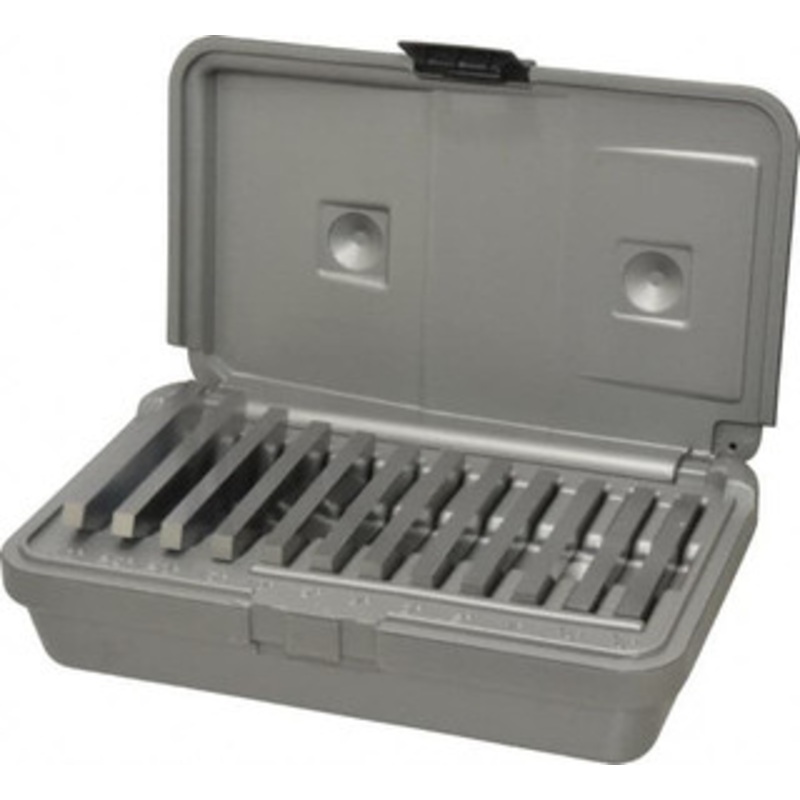 Fowler 0.25 to 30, 3 Inch Long, Steel, Angle Block Set 0.25 Inch Thick, 30 Arc Seconds Accuracy, Includes Shop-Hardened and Molded Case, 12 Pieces 52-666-777 – 07604937