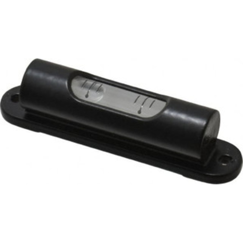 Geier & Bluhm 2-1/2 Inch Long, Horizontal, Brass, Plate Mounting, Tubular and Pocket Level 2 mm Sensitivity, 5/8 Inch High/Diameter, Black Lacquer, 1 Vial 4-2028 – 67944876