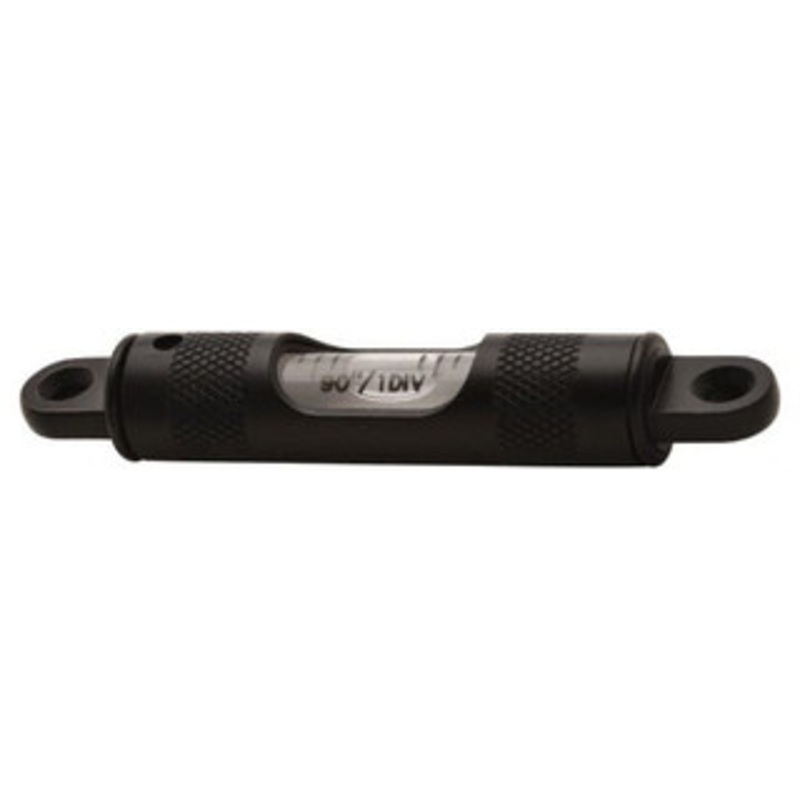 Geier & Bluhm 3-13/32 Inch Long, Horizontal, Brass Tubular and Pocket Level 2 mm Sensitivity, 9/16 Inch High/Diameter, Black Enamel, 1 Vial 4-3052 – 67944934