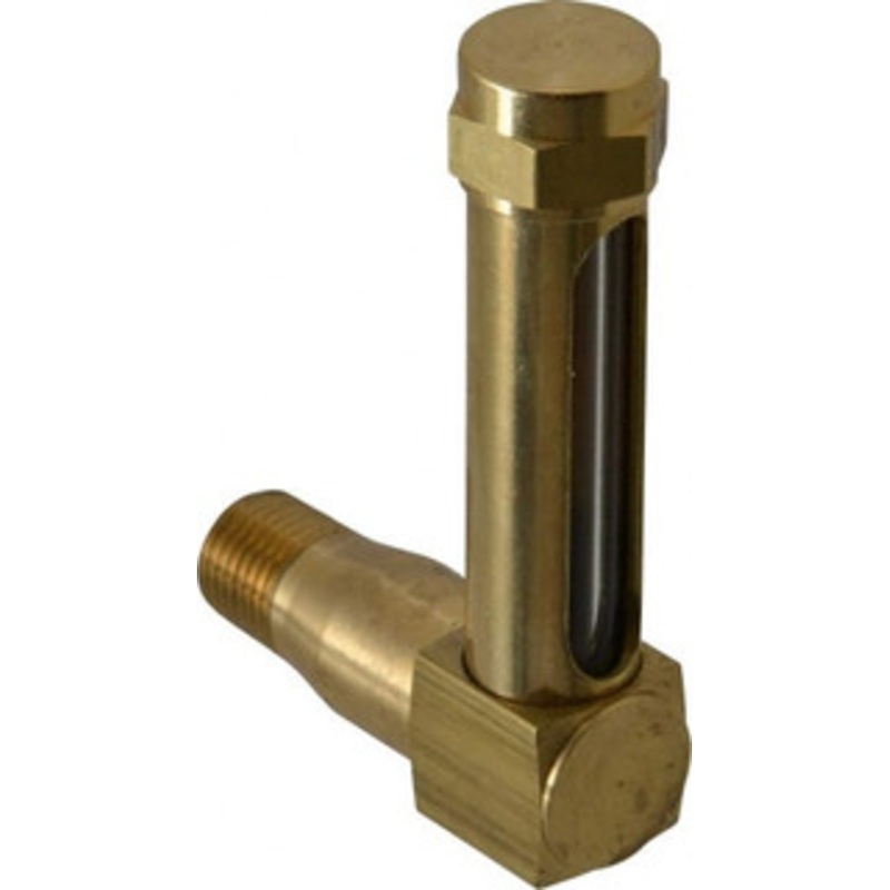 LDI Industries 1-7/8 Inch Long Sight, 1/4 Inch Thread Size, Buna-N Seal Long Elbow, Vented Oil-Level Indicators and Gauge 2-7/8 Inch Length to Center of Base G153-2 – 56476823