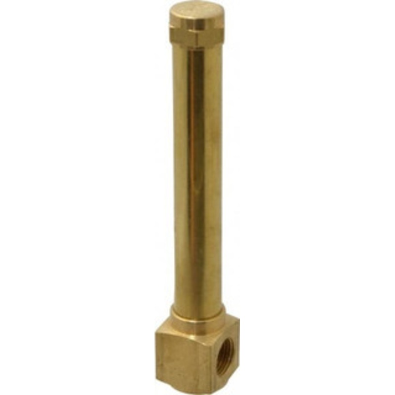 LDI Industries 4-1/4 Inch Long Sight, 3/8 Inch Thread Size, Buna-N Seal Elbow to Female Thread, Vented Oil-Level Indicators and Gauge 5-3/4 Inch Length to Center of Base G421-3 – 56477169