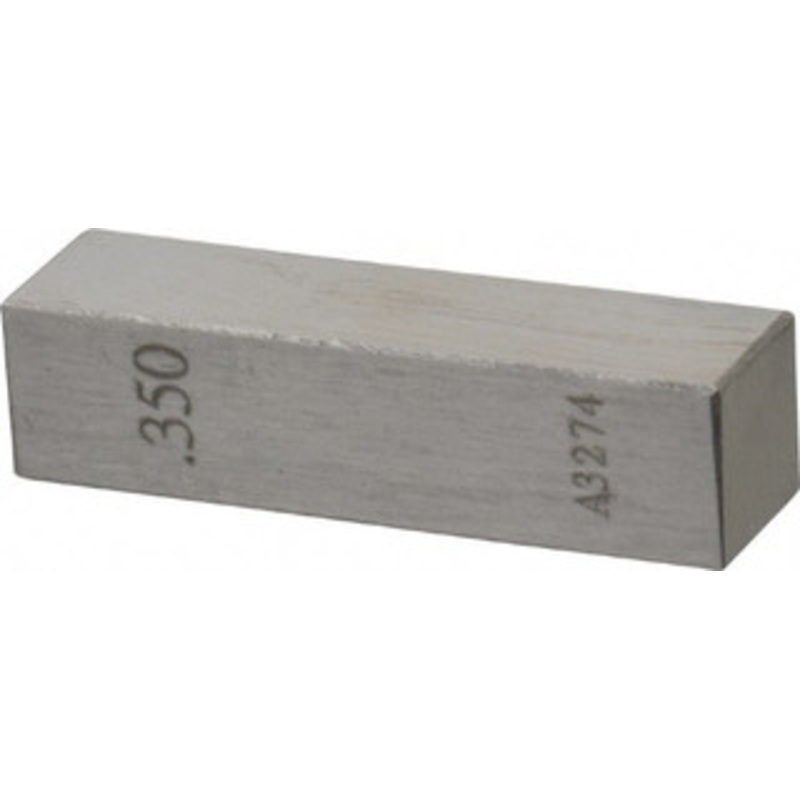 Value Collection 0.35 Rectangular Steel Gage Block Accuracy Grade AS-1, Includes NIST Traceability Certification 630-33356 – 86294402