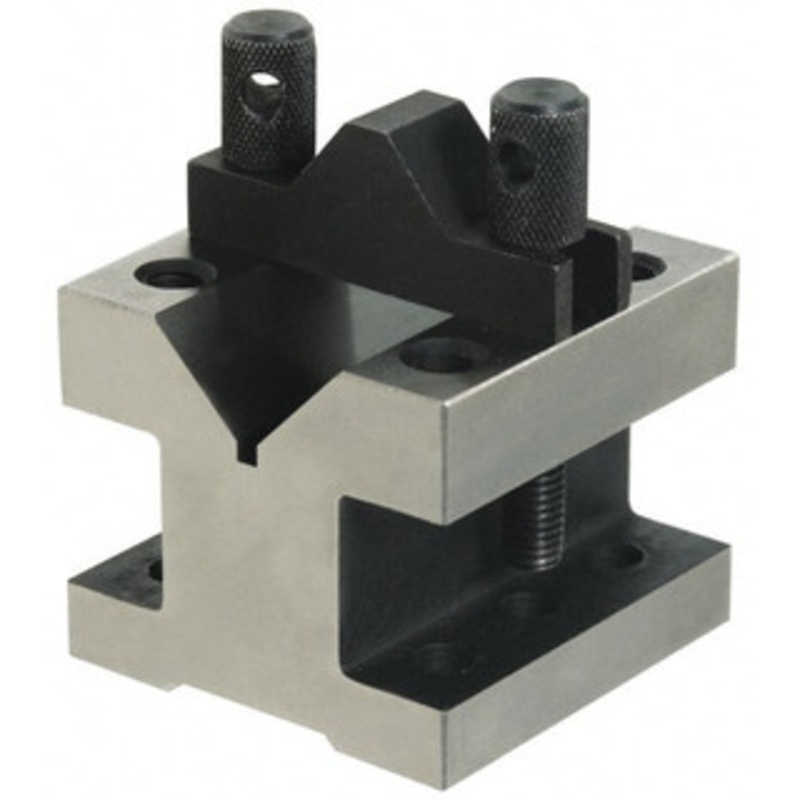 Value Collection 2-9/16 Max Capacity, 90 Angle, Hardened Steel V-Block 4-1/8 Long x 4-1/8 Wide x 3-1/16 High, Sold as Individual 420-5441 – 06493126