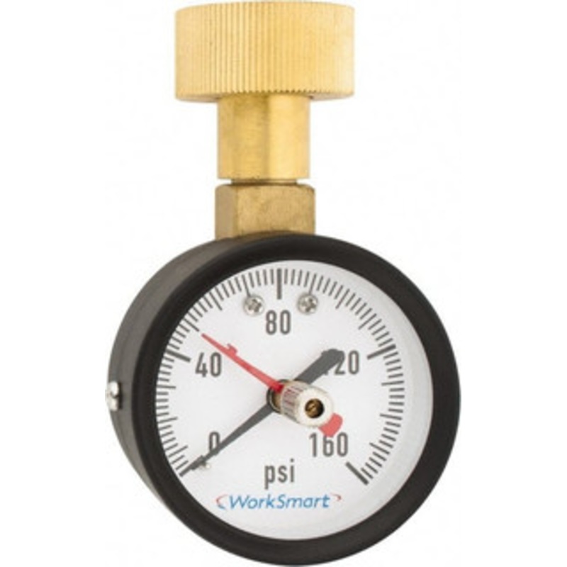 Value Collection 2 Dial, 3/4 Thread, 0-160 Scale Range, Pressure Gauge Top Connection Mount, Accurate to 3-2-3% of Scale WS-PE-286 – 59274647