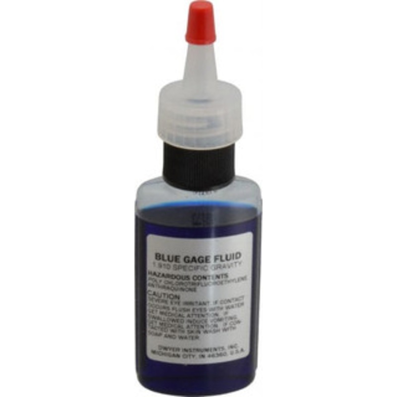 Dwyer Instruments 3% Accuracy, Blue Gauge Oil 140F Max A-110 – 00497784