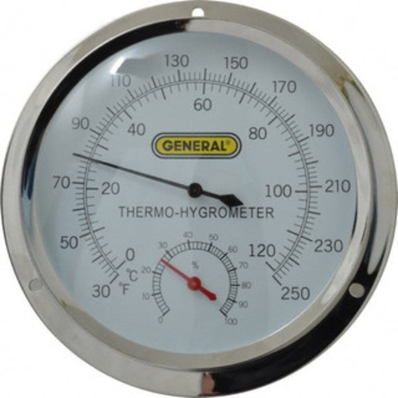 General 30 to 250F, Thermo-Hygrometer A600FC – 06472013
