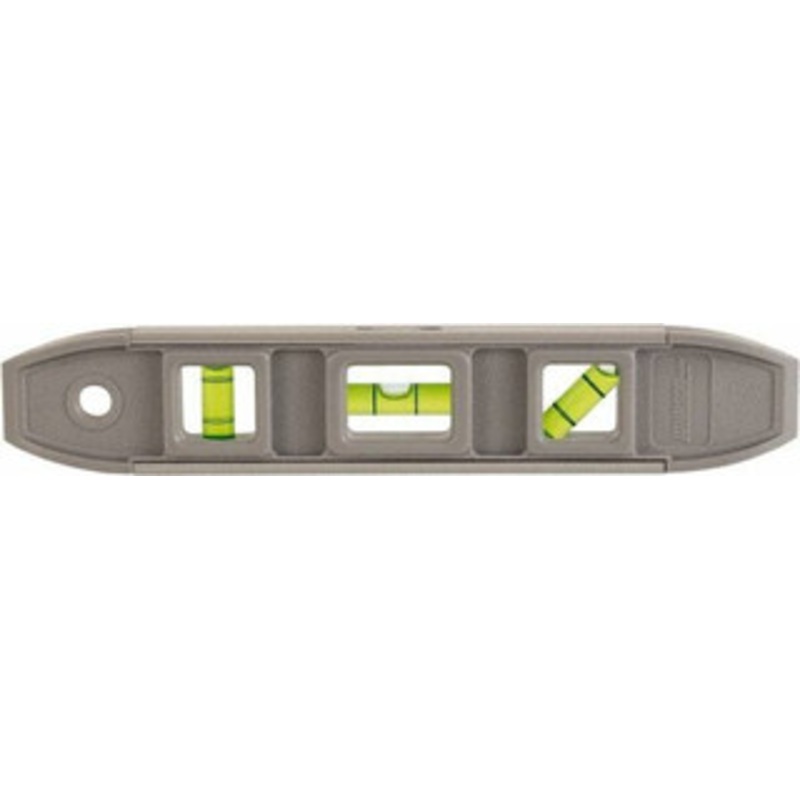 Johnson Level & Tool Magnetic 9 Long 3 Vial Torpedo Level Aluminum, Gray, 1 Plumb, 1 Level & 1 45 Vials 1405-0900 – 56373384