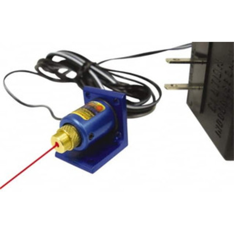 Laseraim 1000 Ft. Max Range, Red Beam Micro Module Kit, 110V Power Supply with 6 Ft. Cord, 2-Way L-Mounting Bracket, 3-Way X/Y Position Adjustment Tube, Adjustable-Focus Laseraim Micro Laser Module, Image Projecting Optic LTM2UKDMSC – 01867159