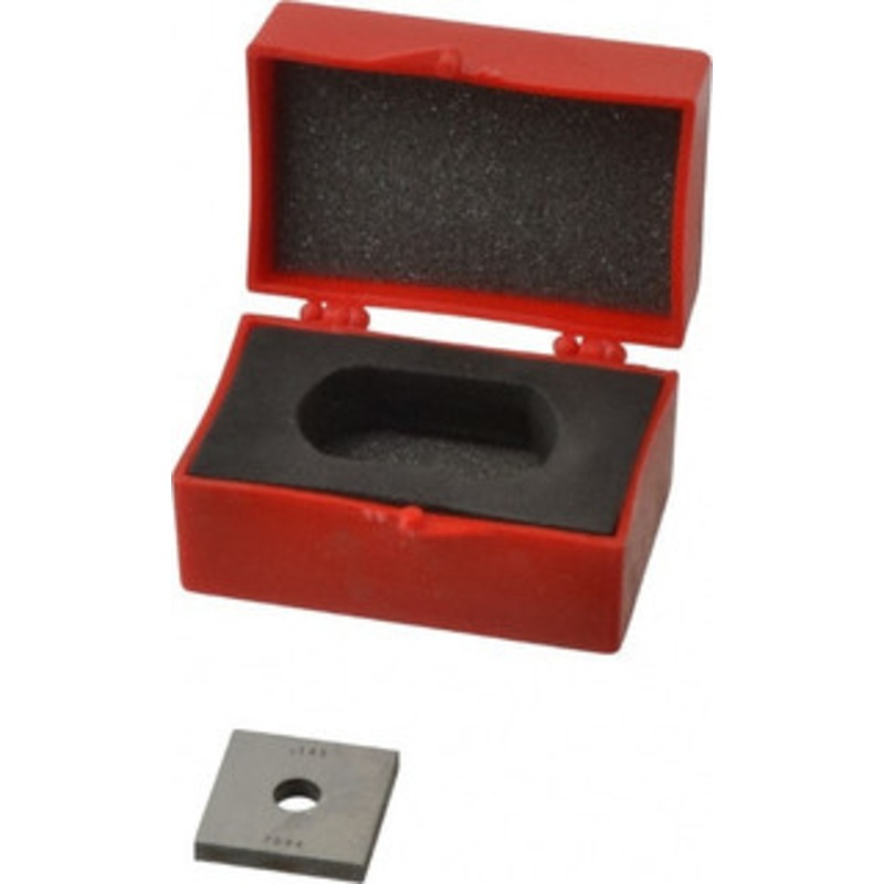 Value Collection 0.145 Square Steel Gage Block Accuracy Grade 0, Includes NIST Traceability Certification 630-71456 – 86273257