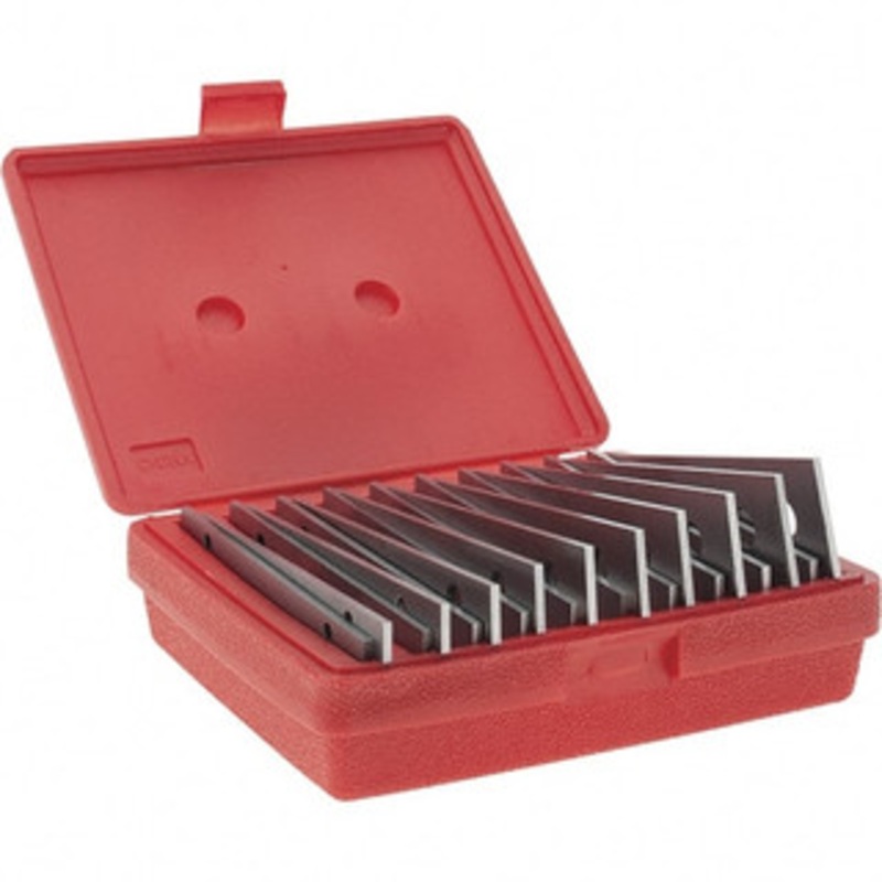 Value Collection 20 Piece, 6 Inch Long x 1/8 Inch Thick, Alloy Steel Thin Parallel Set 1/2 to 1-5/8 Inch High, 0.001 Inch Accuracy, 50-54 RC Hardness 637-7030 – 06820898