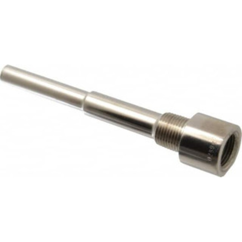 Alloy Engineering Company 6 Inch Overall Length, 1/2 Inch Thread, 316 Stainless Steel Standard Thermowell 4-1/2 Inch Insertion Length .5-260S-U4.5 – 56466659