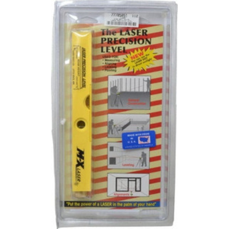 Laser Tools Co. 1 Beam 1,000′ Max Range Laser Precision Level Red Beam, 1/8 at 100′ Accuracy, 241.3mm Long x 1 Wide x 1-1/8 High, Battery Included L100M – 77705051