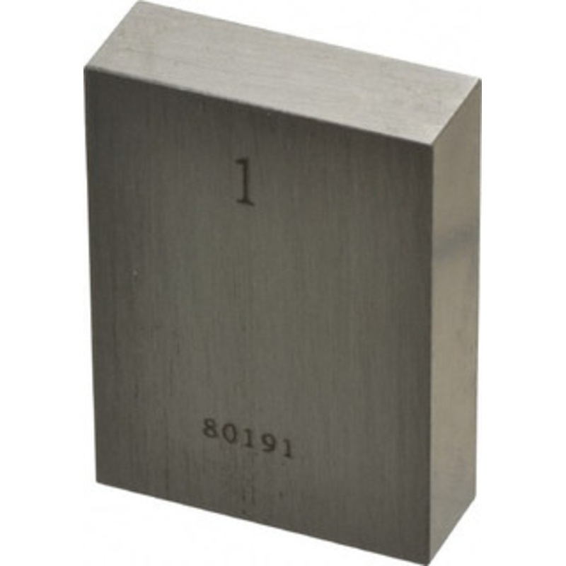 Value Collection 1 Rectangular Steel Gage Block Accuracy Grade AS-1, Includes NIST Traceability Certification 630-31006 – 86295706