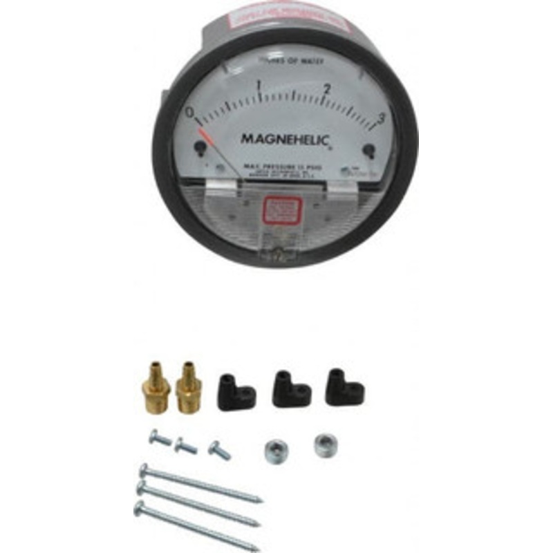 Dwyer Instruments 15 Max psi, 2% Accuracy, NPT Thread Air Filter Kit 1/8 Inch Thread, 3 Inch Water Column, 140F Max 2003 – 00497255