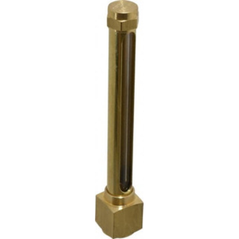 LDI Industries 4-1/4 Inch Long Sight, 1/4 Inch Thread Size, Buna-N Seal Elbow to Female Thread, Vented Oil-Level Indicators and Gauge 5-3/4 Inch Length to Center of Base G407-2 – 56477144