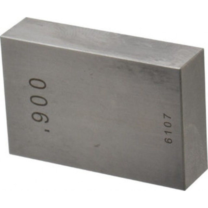 Value Collection 0.9 Rectangular Steel Gage Block Accuracy Grade 0, Includes NIST Traceability Certification 630-23906 – 86285509
