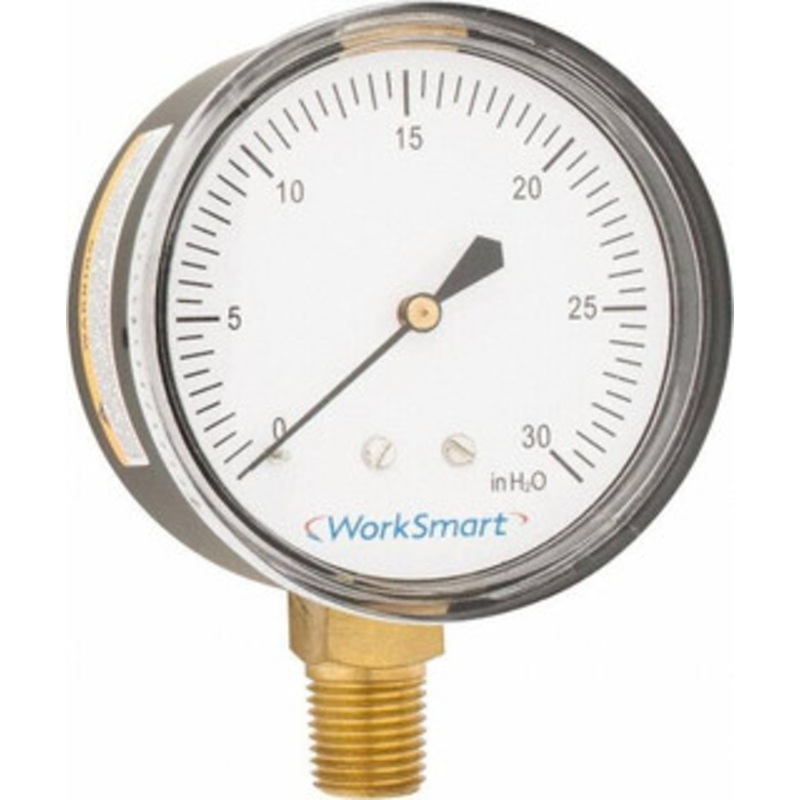 Value Collection 2-1/2 Dial, 1/4 Thread, 0-30 Scale Range, Pressure Gauge Lower Connection Mount, Accurate to 1.5% of Scale WS-PE-280 – 59274696