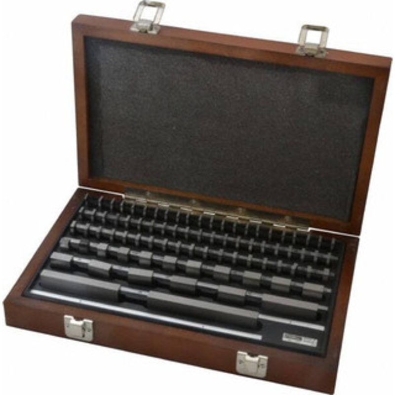 Fowler 81 Piece, 0.05 to 4, Grade AS-1, Steel Gage Block Set Rectangular, NIST Traceability Certification 53-670-081 – 64205503