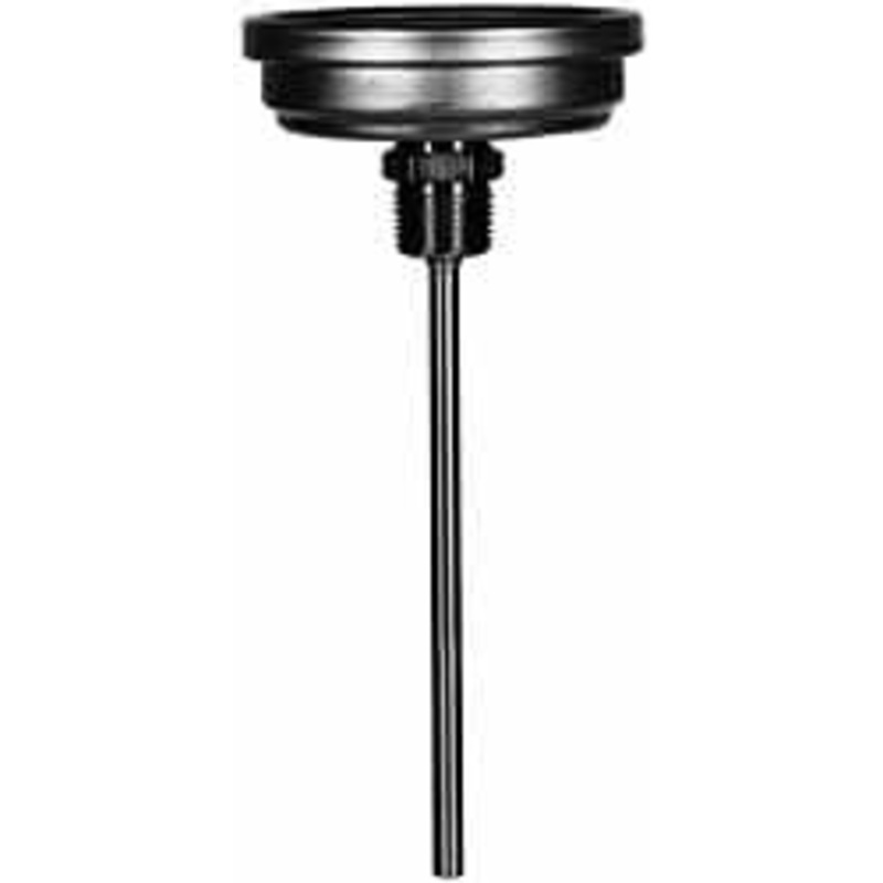 WIKA 9 Stem, 50 to 400 F Bi-Metal Thermometer Back Connected, 1% Accurate, Stainless Steel 30090A009G4 – 56426869